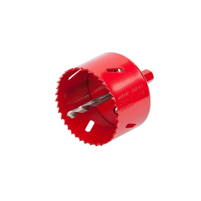 Wolfcraft Sierra de corona bimetal ø68 mm con adaptador y broca piloto 0 Wolfcraft Sierra de corona bimetal ø68 mm con adaptador y broca piloto 0