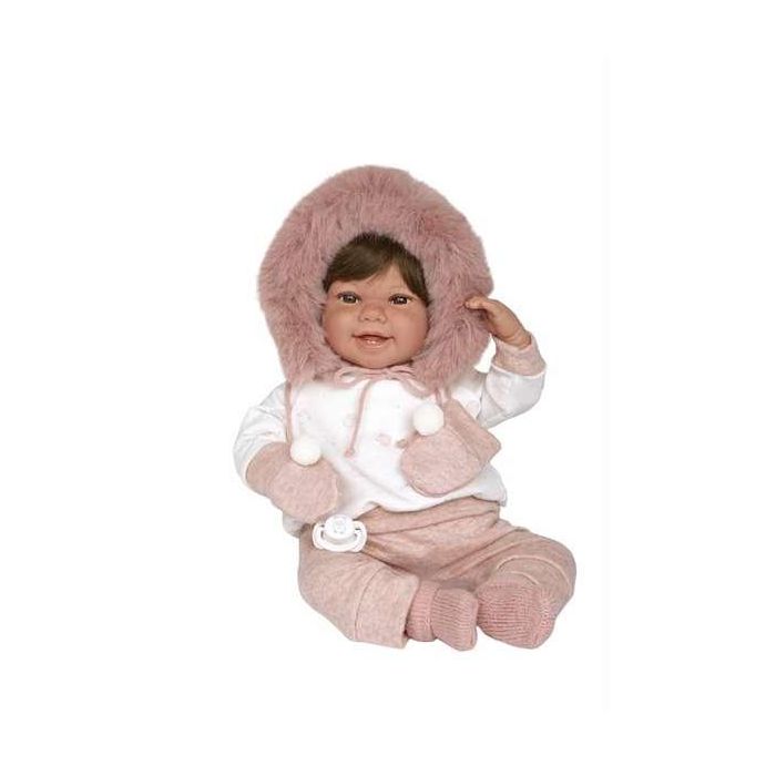 Muñeca ELEGANCE 45 CM ZOE ROSA C/MANOPLAS (MUÑECO DE PESO) 9