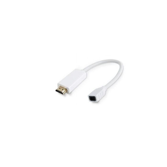 MicroConnect Adaptador Mini DisplayPort (Mini DP) a HDMI Hembra Activo para Conectar Portátil a TV/Monitor/Proyector