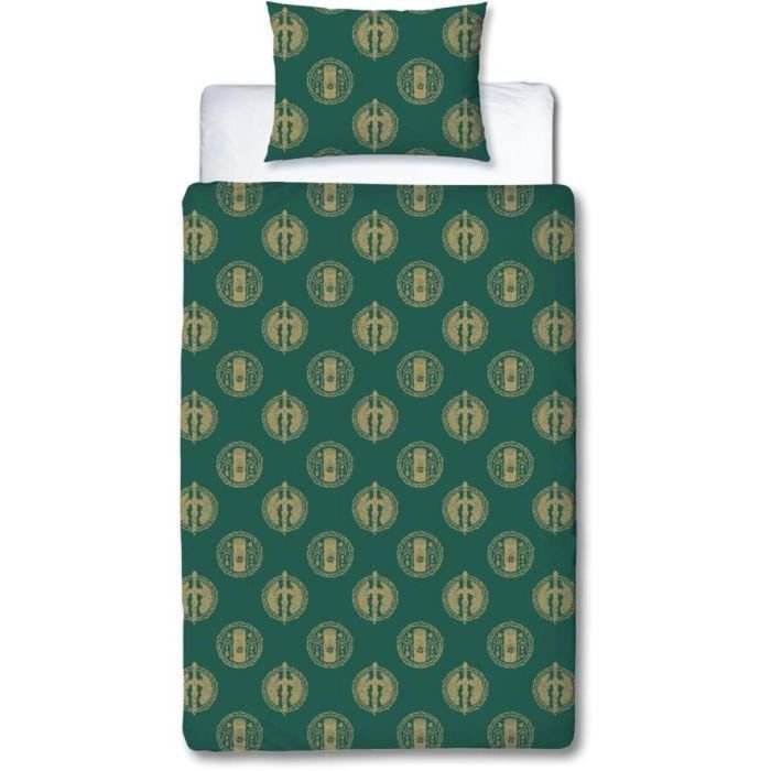 Zelda AAARQ16162 - Juego de cama reversible de microfibra, 1 funda nórdica 140x200 cm + 1 funda de almohada 63x63 cm 4 Zelda AAARQ16162 - Juego de cama reversible de microfibra, 1 funda nórdica 140x200 cm + 1 funda de almohada 63x63 cm 4