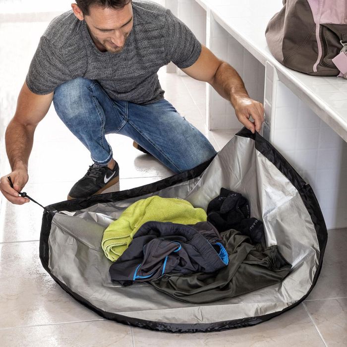 Esterilla para Vestuarios y Bolsa Impermeable 2 en 1 Gymbag InnovaGoods 9 Esterilla para Vestuarios y Bolsa Impermeable 2 en 1 Gymbag InnovaGoods 9