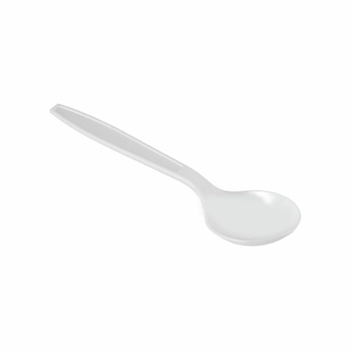 Set de Cucharas Algon Reutilizable Blanco 10 Unidades 16,6 cm 1