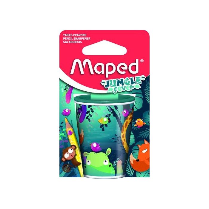 Afilalapiz Maped 2 Usos Lata Jungle Fever Blister De 1