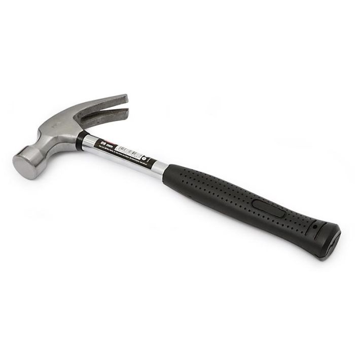 RATIO Martillo de Orejas 450gr con Mango Tubular y Empuñadura Antideslizante de Goma