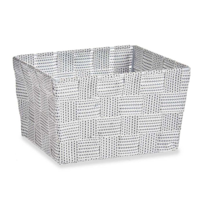 Cesta Tela Conica Rect Peq Blanco Kipit 20X11CM (24 Unidades) 1 Cesta Tela Conica Rect Peq Blanco Kipit 20X11CM (24 Unidades) 1