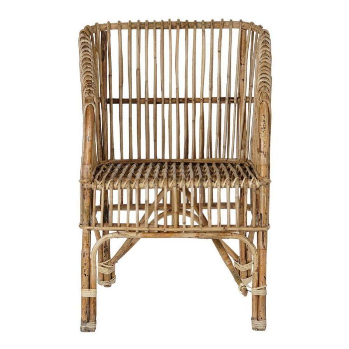 DKD Home Decor Sillón Balinés de Ratán Natural, Largo 52 cm, Alto 82 cm, Ancho 56 cm, Altura Asiento 42 cm 2 DKD Home Decor Sillón Balinés de Ratán Natural, Largo 52 cm, Alto 82 cm, Ancho 56 cm, Altura Asiento 42 cm 2