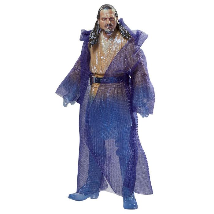 HASBRO Figura Star Wars The Black Series Qui-Gon Jinn y Obi-Wan Kenobi articulada 15cm con accesorios