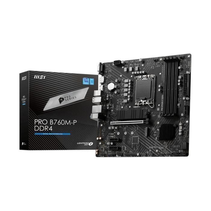 MSI 911-7E02-009 Placa Base PRO B760M-P MSI 911-7E02-009 Placa Base PRO B760M-P