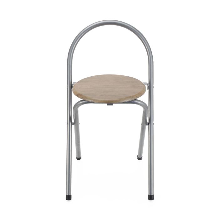 Inde Taburete con Respaldo Madera-Metal 36x41x67 cm 13,21 kg (6 Unidades) 4