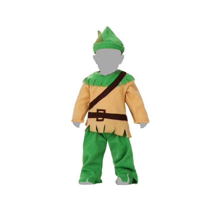 Disfraz Duende Bebé Niño Robin Hood Verde 12-24 Meses