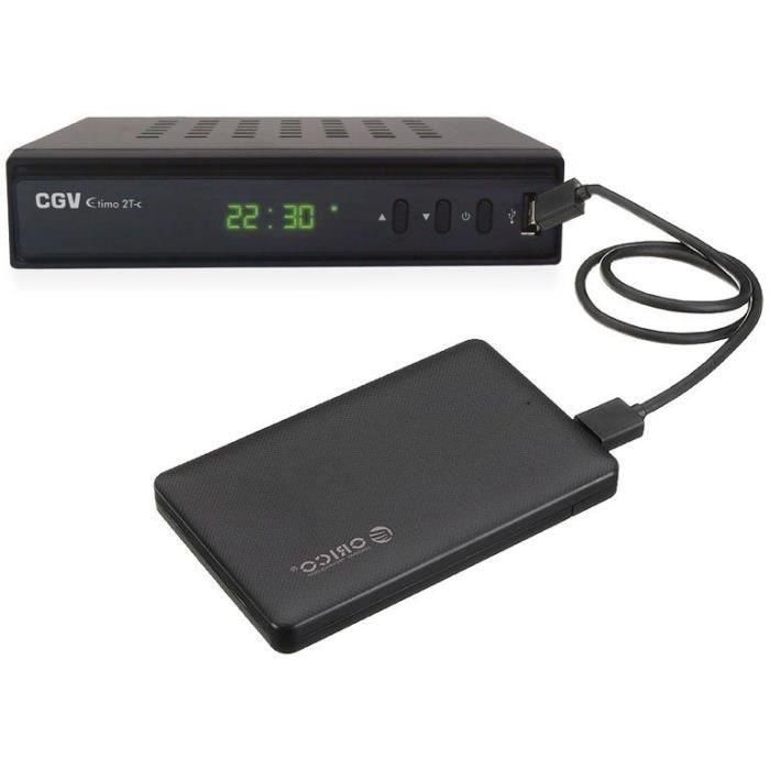 Receptor/grabador TNT - CGV - ETIMO 2TC - Sintonizador dual - HD - DVB-T2 HEVC 265 3 Receptor/grabador TNT - CGV - ETIMO 2TC - Sintonizador dual - HD - DVB-T2 HEVC 265 3