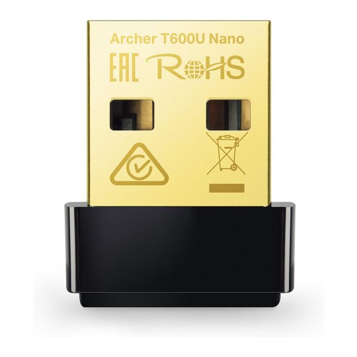 TP-Link Archer T600U Nano Adaptador WiFi USB AC600 Nano Inalámbrico 433 Mbit/s Negro 0 TP-Link Archer T600U Nano Adaptador WiFi USB AC600 Nano Inalámbrico 433 Mbit/s Negro 0