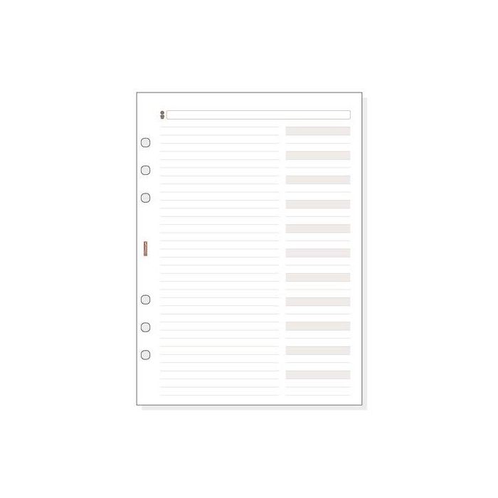 Recambio Agenda Finocam R1052/54 Open 1000 155X215 Telefonos 50H