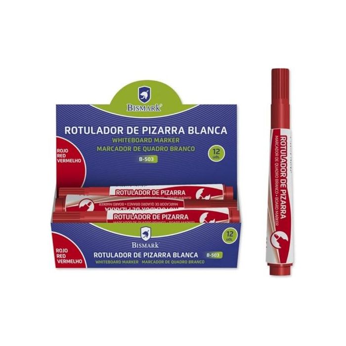 Estuche 3 Rotuladores de Pizarra Retráctiles 3 Colores Bismark 332576