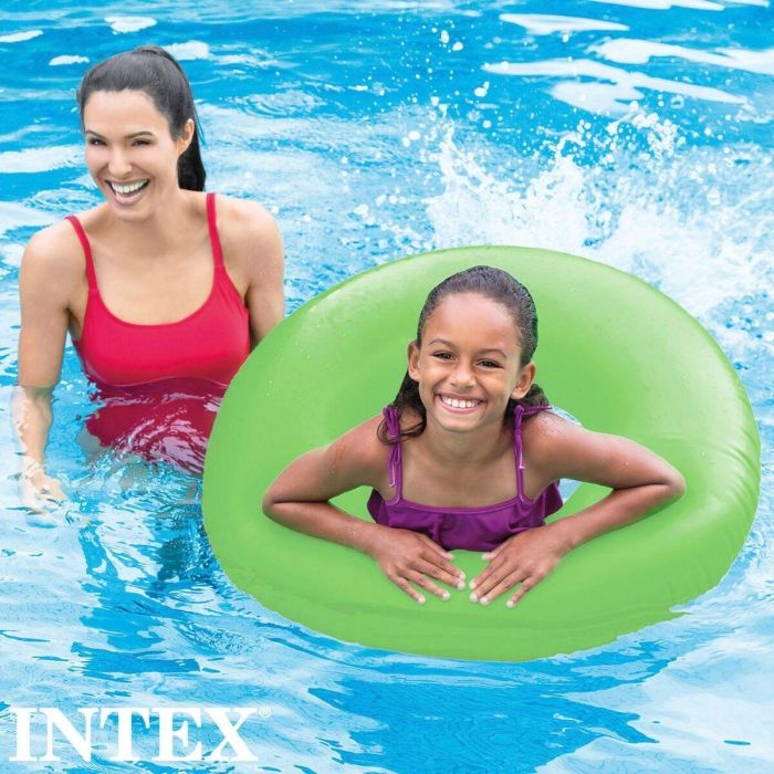 Flotador Hinchable Donut Intex Neon 91 x 91 cm (24 Unidades) 1