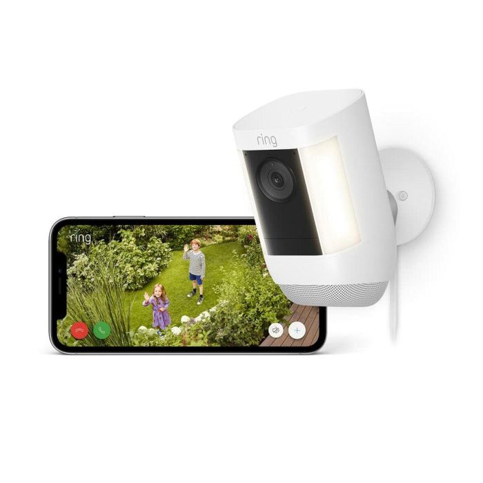 Ring RIN0840268964993 Cámara de vigilancia Spotlight Pro Plug-in Blanca UE 12 Ring RIN0840268964993 Cámara de vigilancia Spotlight Pro Plug-in Blanca UE 12