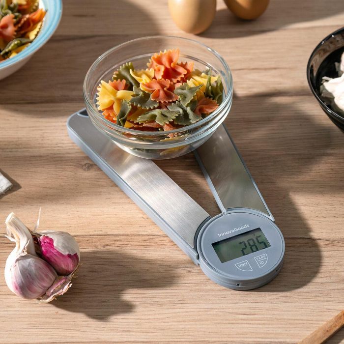Báscula de Cocina Digital Plegable Skolden InnovaGoods 9 Báscula de Cocina Digital Plegable Skolden InnovaGoods 9