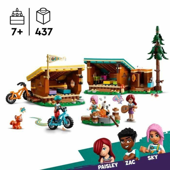 LEGO Friends 42624 Las acogedoras cabañas del centro de ocio - Set Naturaleza 5