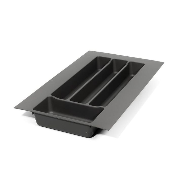 Cubertero Modelo Auro Para Cajón Módulo 300 - 1000 Acabado Antracita/Blanco Modulo Modulo 300 Acabado Antracita Herrajes Alk Cubertero Modelo Auro Para Cajón Módulo 300 - 1000 Acabado Antracita/Blanco Modulo Modulo 300 Acabado Antracita Herrajes Alk
