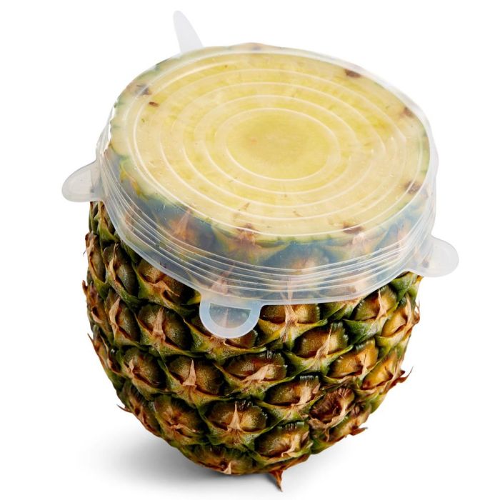 Day Juego de 6 Tapas Flexibles de Silicona Estirables y Herméticas para Recipientes Redondos Reutilizables Aptas para Microondas y Lavavajillas 4 Day Juego de 6 Tapas Flexibles de Silicona Estirables y Herméticas para Recipientes Redondos Reutilizables Aptas para Microondas y Lavavajillas 4