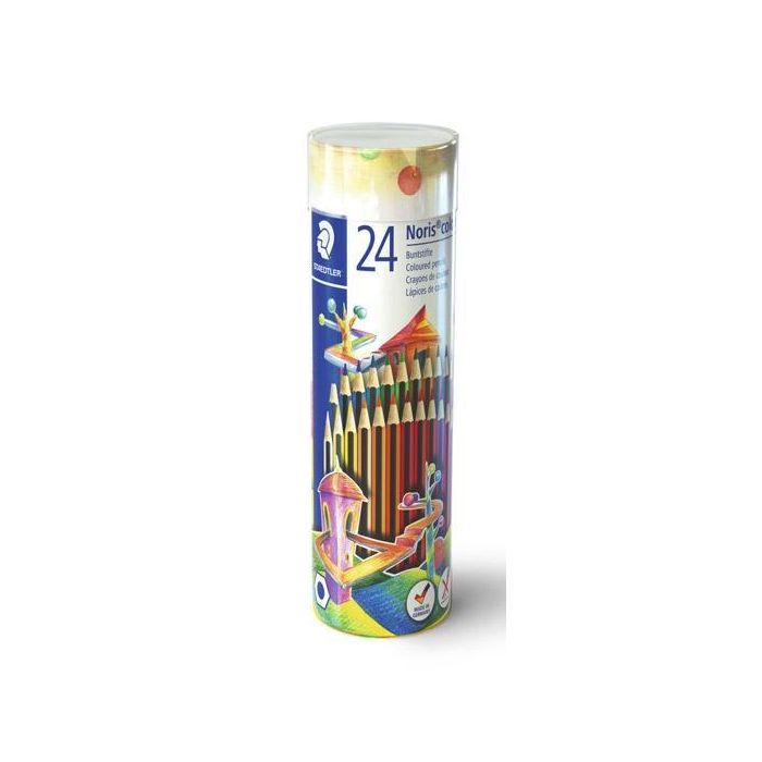 Staedtler Lápices De Colores Noris Colour Surtidos En Bote Metálico 24 Unidades Staedtler Lápices De Colores Noris Colour Surtidos En Bote Metálico 24 Unidades