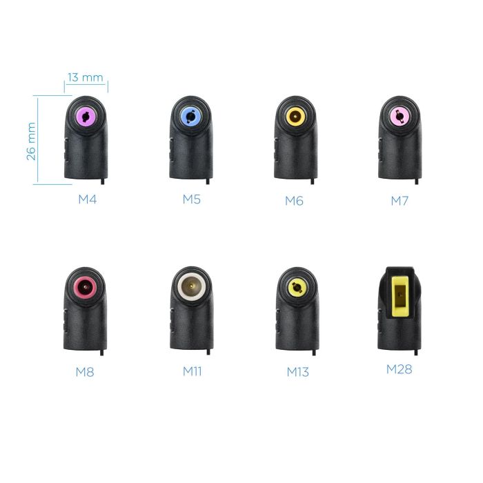 Cargador de Portátil TooQ TQLC-65BS02AT/ 65W/ Automático/ 8 Conectores/ Voltaje 18.5-20V/ 1 USB 1 Cargador de Portátil TooQ TQLC-65BS02AT/ 65W/ Automático/ 8 Conectores/ Voltaje 18.5-20V/ 1 USB 1