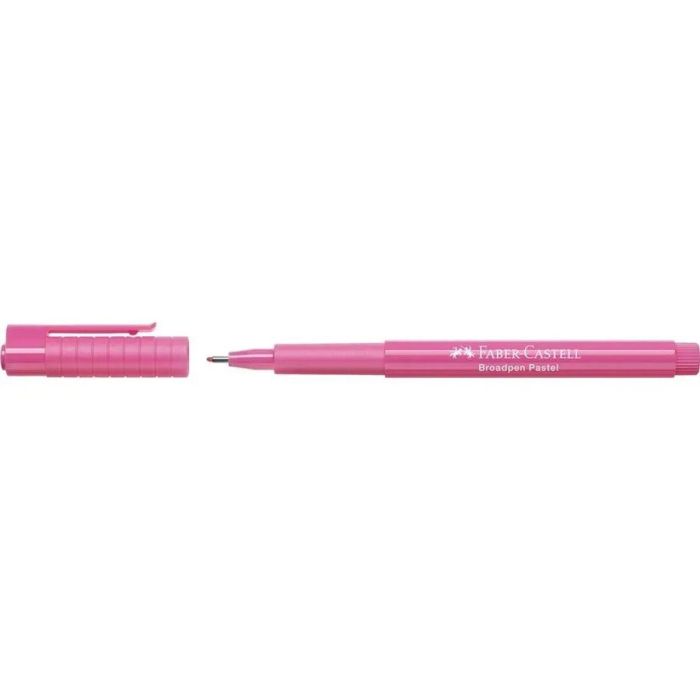 Rotulador permanente Faber-Castell Broadpen Pastel Rosa (10 Unidades) 1 Rotulador permanente Faber-Castell Broadpen Pastel Rosa (10 Unidades) 1