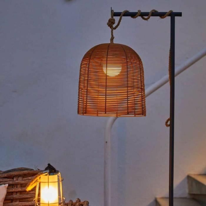 Lumisky LUM3760093545570 Lámpara Colgante Nómada HANG BOHEME H35 cm Poliratán con Cuerda, LED Blanco Cálido y Regulable 4 Lumisky LUM3760093545570 Lámpara Colgante Nómada HANG BOHEME H35 cm Poliratán con Cuerda, LED Blanco Cálido y Regulable 4