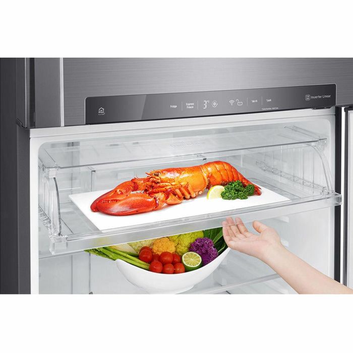 Frigorífico combinado LG GTF916PZPED 184 630 L Acero Platino 4 Frigorífico combinado LG GTF916PZPED 184 630 L Acero Platino 4