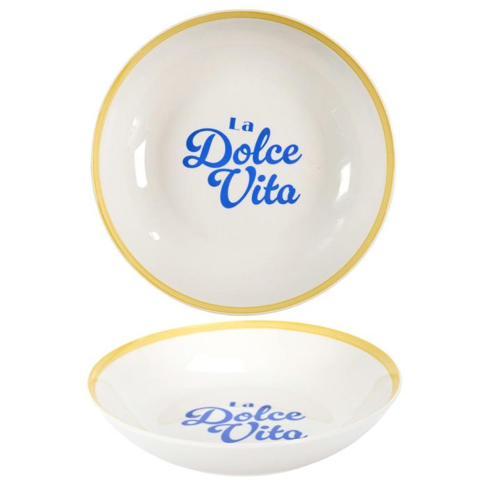 Juego De 4 Platos Hondos Home Deco Factory diámetro 20 cm 6 Juego De 4 Platos Hondos Home Deco Factory diámetro 20 cm 6