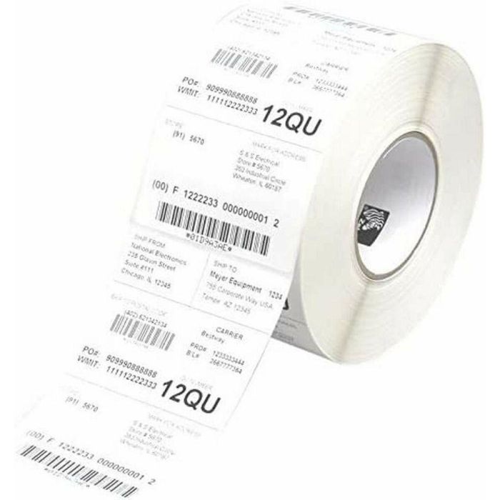 Etiquetas para Impresora Zebra Perform 1000T Blanco Ø 25 mm (12 Unidades) Etiquetas para Impresora Zebra Perform 1000T Blanco Ø 25 mm (12 Unidades)