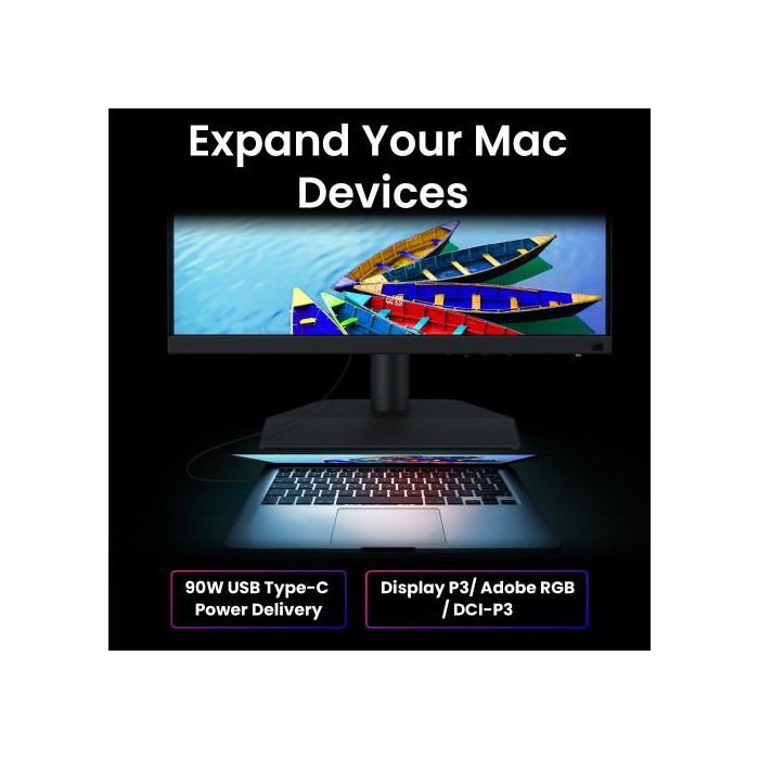 BenQ SW242Q Monitor para Fotógrafos 24.1" IPS 2K 2560x1600, 99% Adobe RGB, 98% P3, USB-C 90W, Calibración Hardware, Ref. 9H.LLVLA.TBE