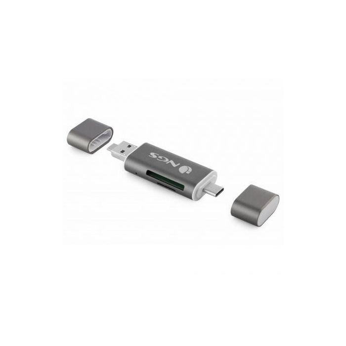 Lector de Tarjetas Externo NGS ALLY READER/ USB 2.0/ USB Tipo-C / Micro USB 3 Lector de Tarjetas Externo NGS ALLY READER/ USB 2.0/ USB Tipo-C / Micro USB 3