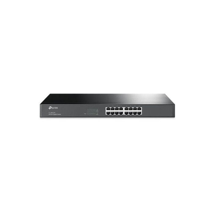 TP-Link TL-SG1016 Switch de Red No Gestionado 16 Puertos Gigabit Ethernet RJ45 Plug & Play para Montaje en Rack TP-Link TL-SG1016 Switch de Red No Gestionado 16 Puertos Gigabit Ethernet RJ45 Plug & Play para Montaje en Rack
