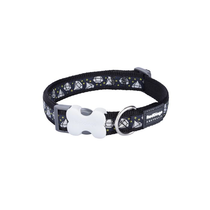 Red Dingo Collar para Perro Diamond Negro Ajustable 25 mm X 41-63 cm Resistente Cómodo 1 Red Dingo Collar para Perro Diamond Negro Ajustable 25 mm X 41-63 cm Resistente Cómodo 1
