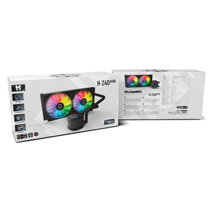 Kit de Refrigeración Nox NXHUMMERH240ARGB RGB 1 Kit de Refrigeración Nox NXHUMMERH240ARGB RGB 1