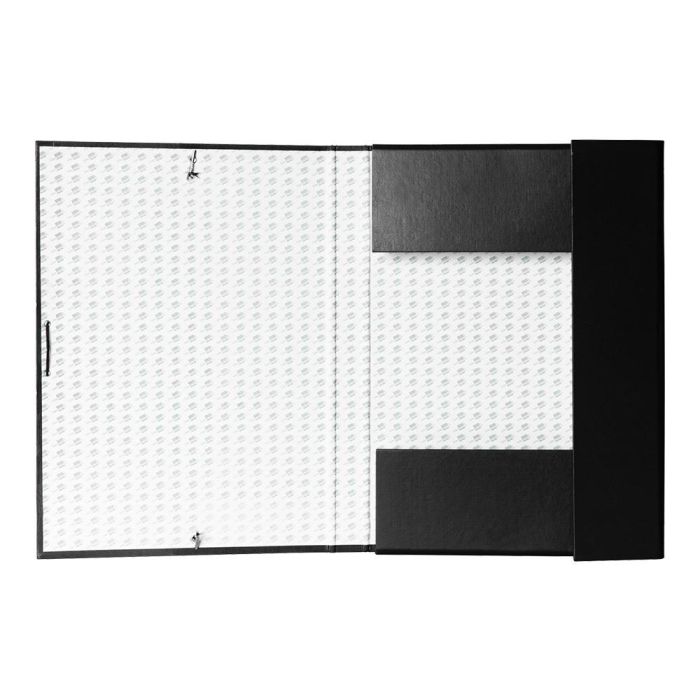 Carpeta Proyectos Liderpapel Folio Lomo 30 mm Carton Forrado Negra 9