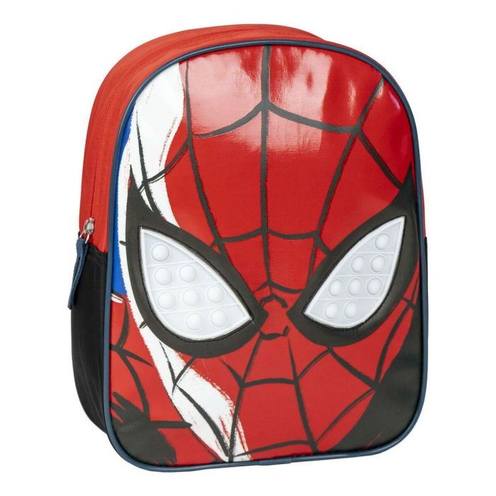 Mochila infantil personaje aplicaciones spiderman 21.7 x 28.0 x 9.0 cm