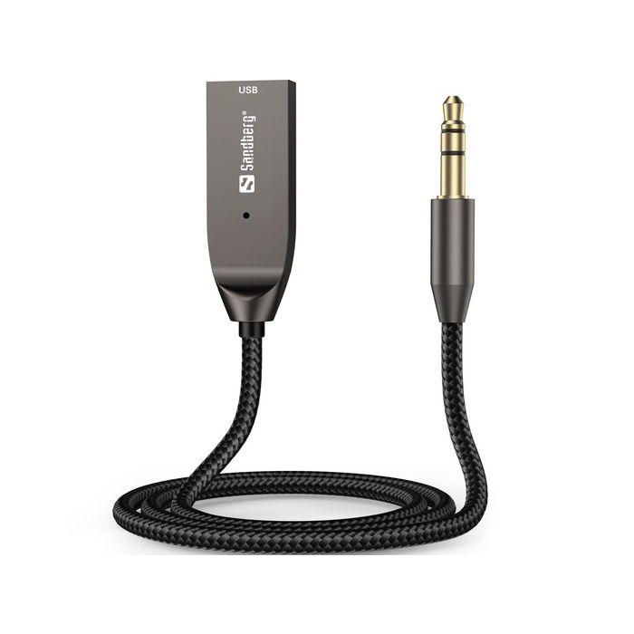 Sandberg Wireless Audio Link USB Adaptador Bluetooth para Audio Inalámbrico en Amplificadores y Coches con Micrófono Manos Libres USB 1 Sandberg Wireless Audio Link USB Adaptador Bluetooth para Audio Inalámbrico en Amplificadores y Coches con Micrófono Manos Libres USB 1