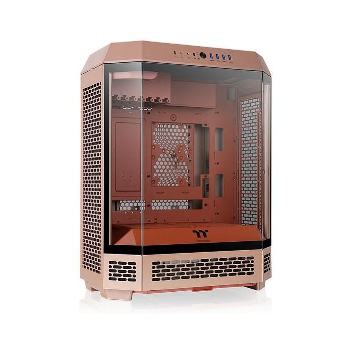 Thermaltake The Tower 600 TG Gravel Sand Caja de PC Midi Tower ATX Micro-ATX Mini-ITX SPCC Vidrio Templado para Juego Color Arena 2