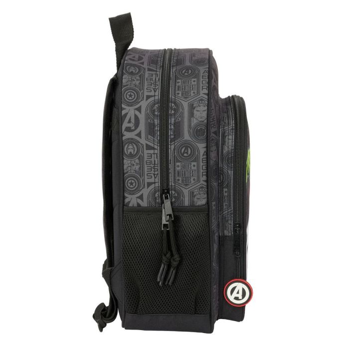 Mochila Escolar The Avengers Vendetta Negro 32 x 38 x 12 cm 1