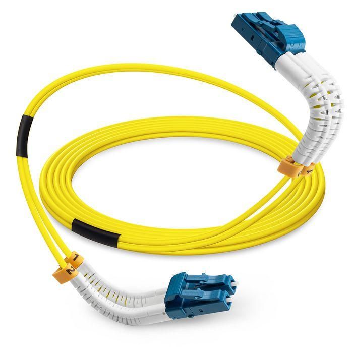Lanview Cable de Fibra Óptica Monomodo LC-LC Dúplex Flexible OS2 LSZH 5m 3