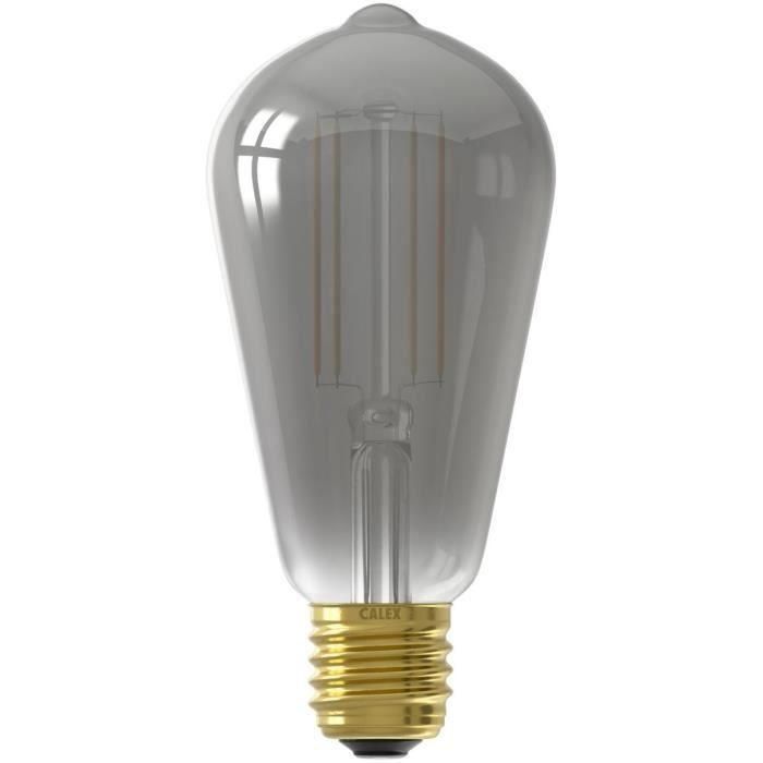 Bombilla LED E27 - CALEX - SMART ST64 - Filamento recto - 7 W - 400 lm - 1800 K - Regulable - Ahumada 2 Bombilla LED E27 - CALEX - SMART ST64 - Filamento recto - 7 W - 400 lm - 1800 K - Regulable - Ahumada 2