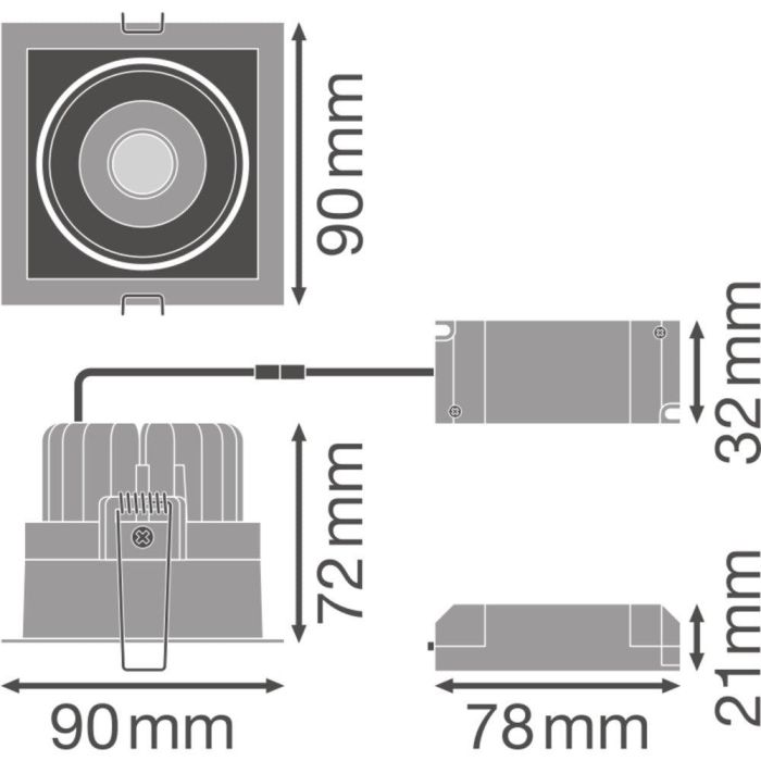 [LVE-4058075114067] Foco Spot LED LEDVANCE    8W 650Lm 3000K 36º IP20 2