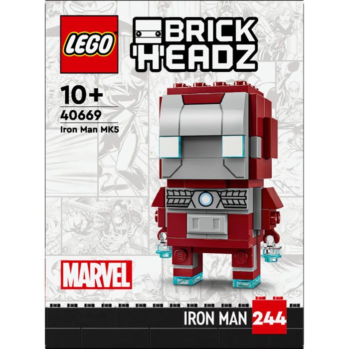 Juego de Construcción Lego BRICKHEADZ 40669 Iron Man 5 Juego de Construcción Lego BRICKHEADZ 40669 Iron Man 5
