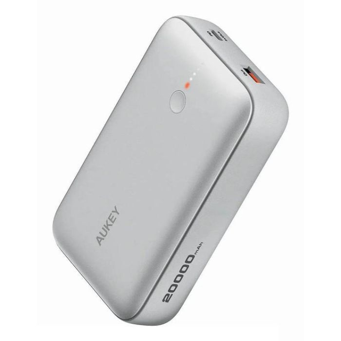Aukey Powerbank Spark Mini 20000mAh 20W USB-C/USB-A Blanco Cargador Portátil