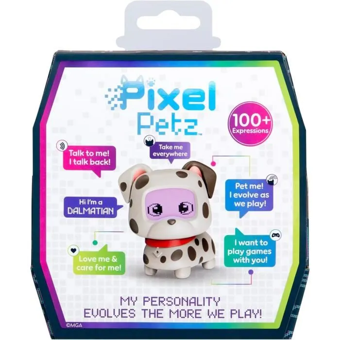 Pixel Petz LIT35051540304 Dálmata Animal Virtual e Interactivo para Niños a partir de 4 años con Más de 100 Reacciones 3 Pixel Petz LIT35051540304 Dálmata Animal Virtual e Interactivo para Niños a partir de 4 años con Más de 100 Reacciones 3