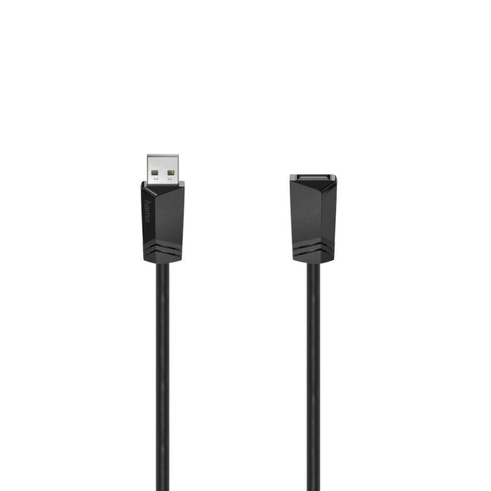 Cable USB Hama 00200620 Negro 3 m Macho/Hembra