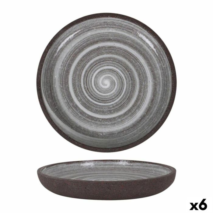 Plato Llano Krakatoa Ø 20 cm (6 Unidades) Plato Llano Krakatoa Ø 20 cm (6 Unidades)