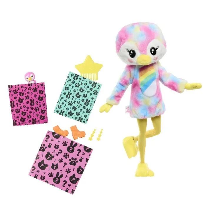 Barbie Muñeca Cutie Reveal Pingüino Reveal Colorida y 10 Sorpresas HRK40 2 Barbie Muñeca Cutie Reveal Pingüino Reveal Colorida y 10 Sorpresas HRK40 2